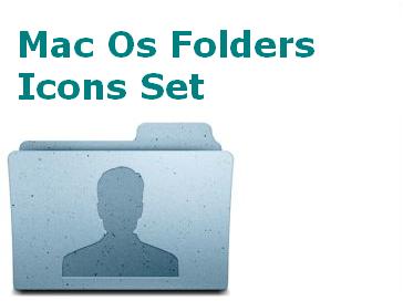 Mac os Folders Blue Icons