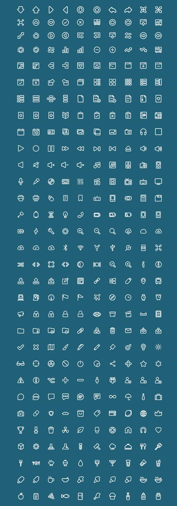 Line Icons PNG Download